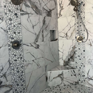 remodeled shower