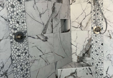 remodeled shower