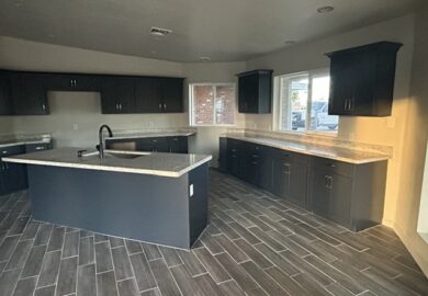 Blue Remodeled Kitchen 2
