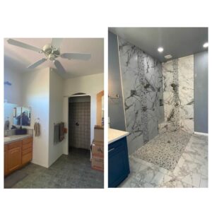 Master Bathroom Before After 2